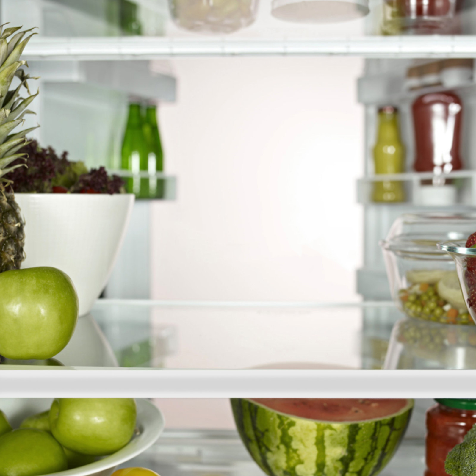Food Storage With Dividers - Tempered Glass Fridge Divider Shelf Sturdy