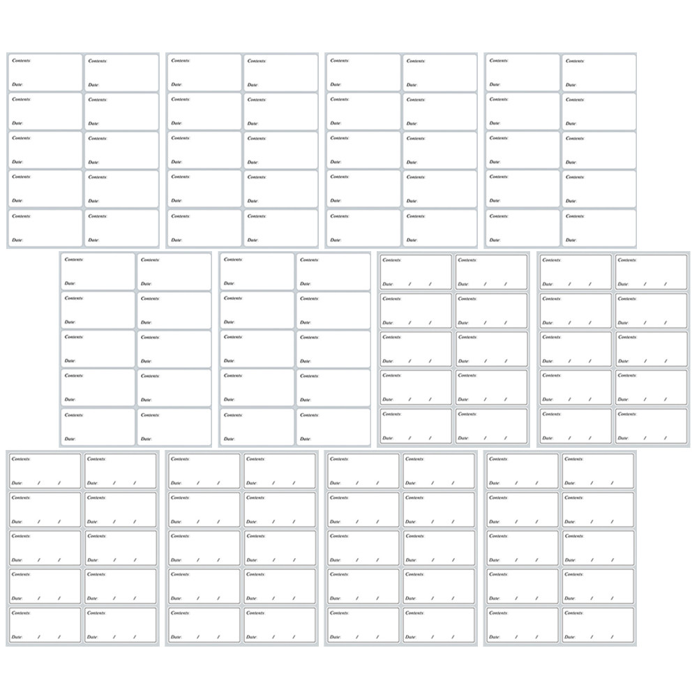 Food Storage Expiration Dates - 40Sheets Freezer Food Labels Portable Multi-Function