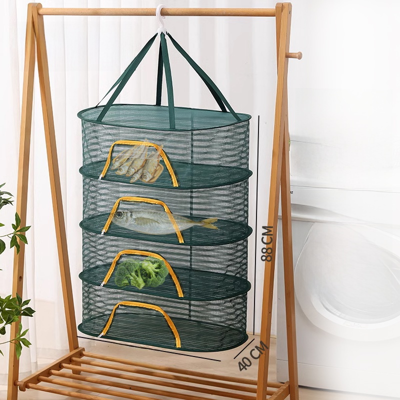 Food Storage Net - Thickened Multi-Layer Food Drying Rack Vegetable