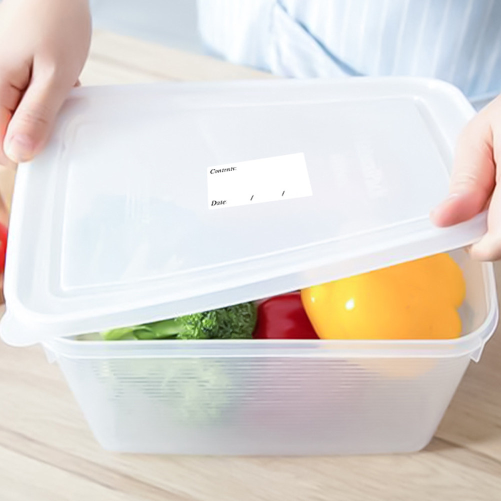 Food Storage Expiration Dates - 40 Sheets Food Labels Blank Multi-Function