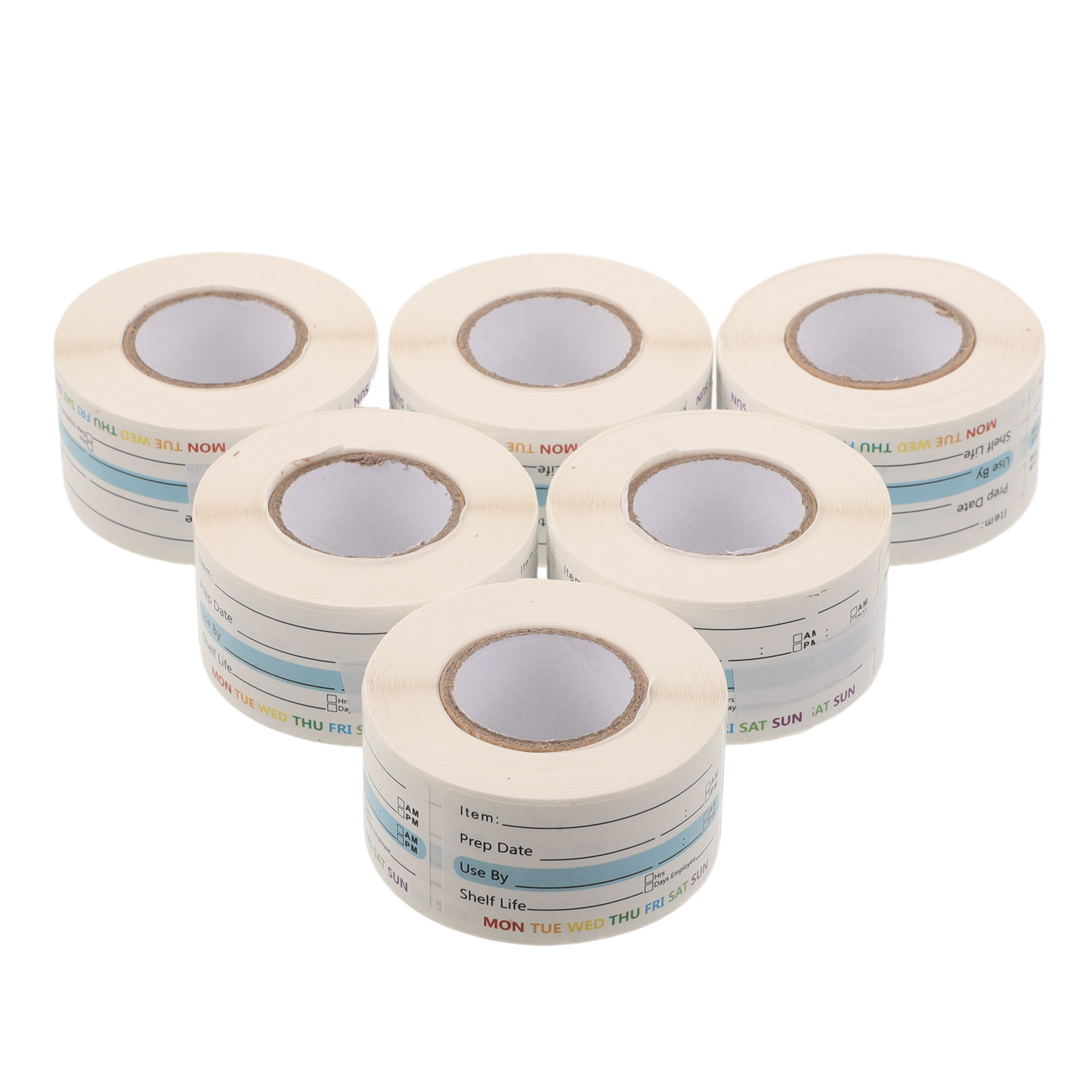 Food Storage Expiration Dates - 6 Rolls Food Storage Labels Expiration
