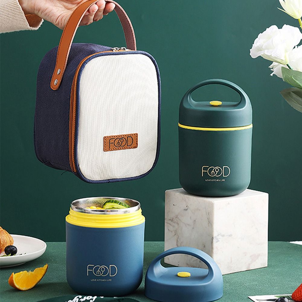Food Storage Thermos - 304 Stainless Steel Vacuum Thermal Lunch