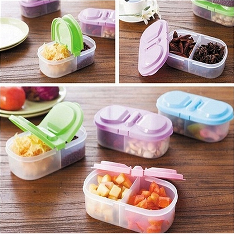 Food Storage Plastic Bag - Portable Plastic Protector Case Container Trip