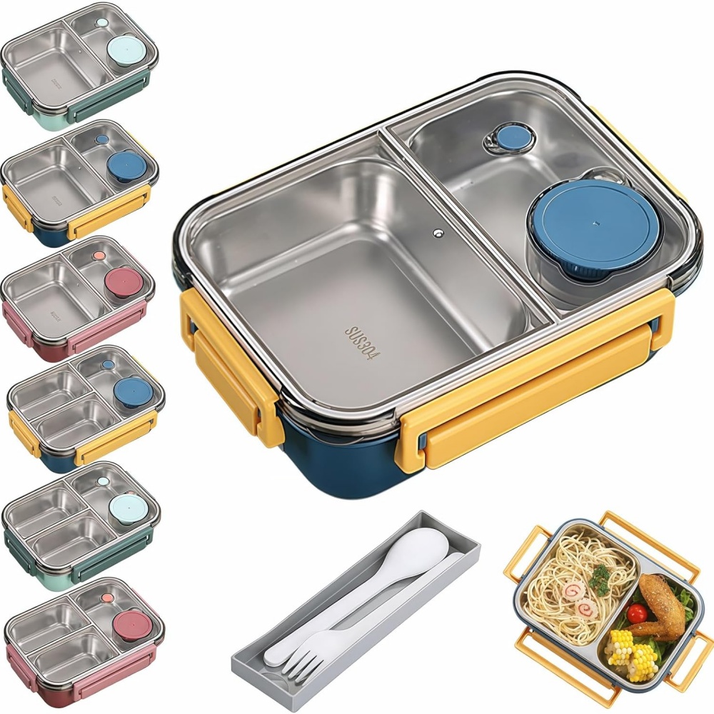Food Storage Thermos - 850ml Portable Lunch Boxes for Children
