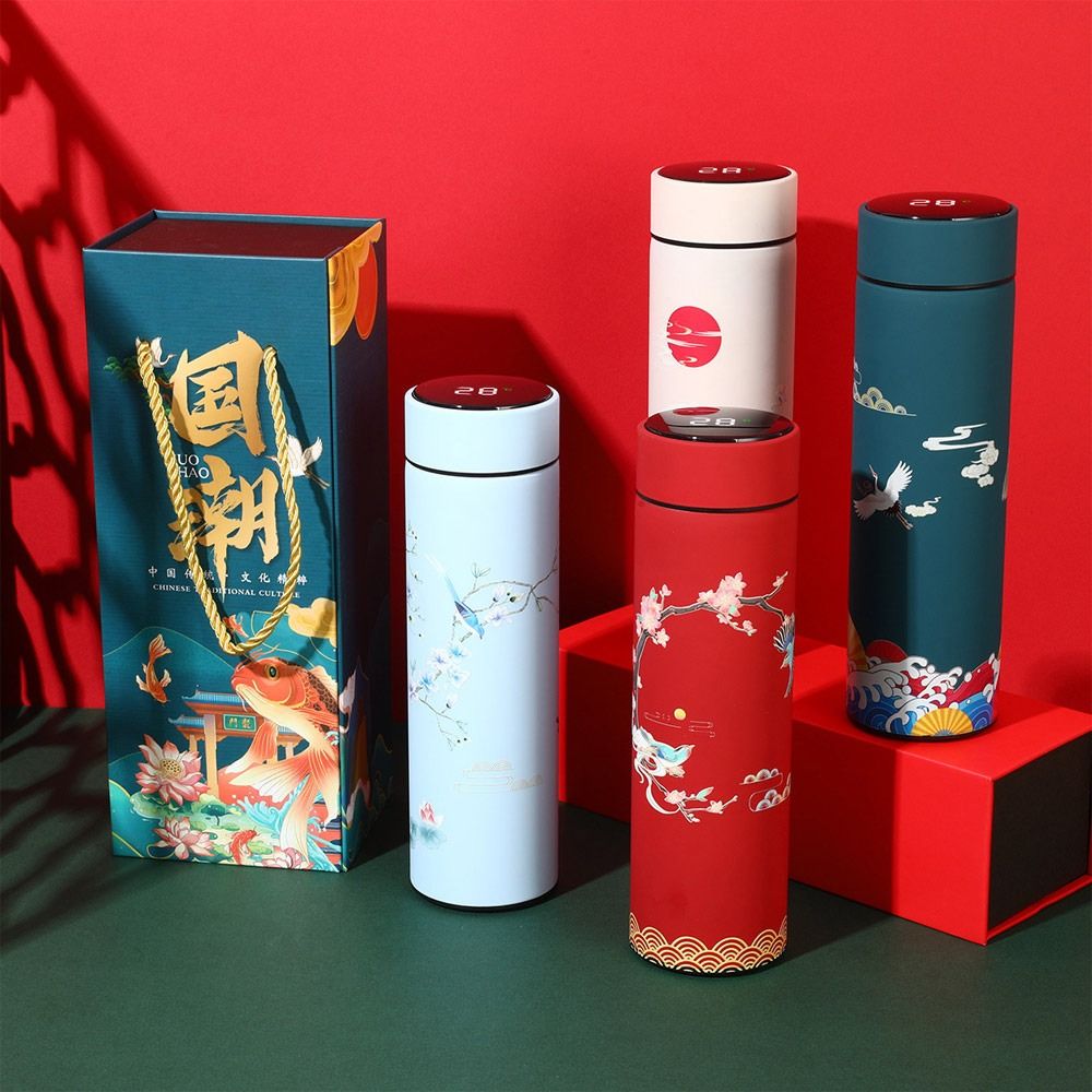 Food Storage Thermos - Vacuum Flasks LED Display Miniature Water
