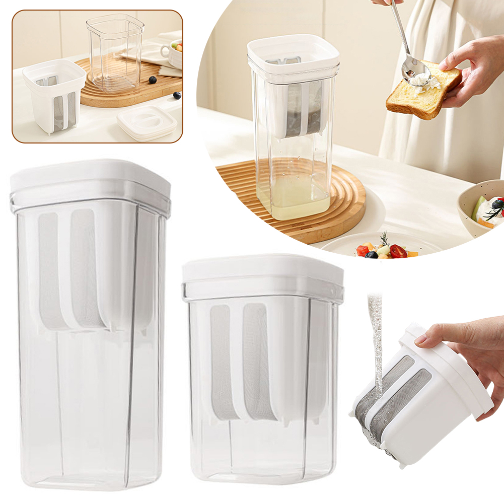 Food Storage With Dividers - 2 In 1 Greek Yogurts Maker