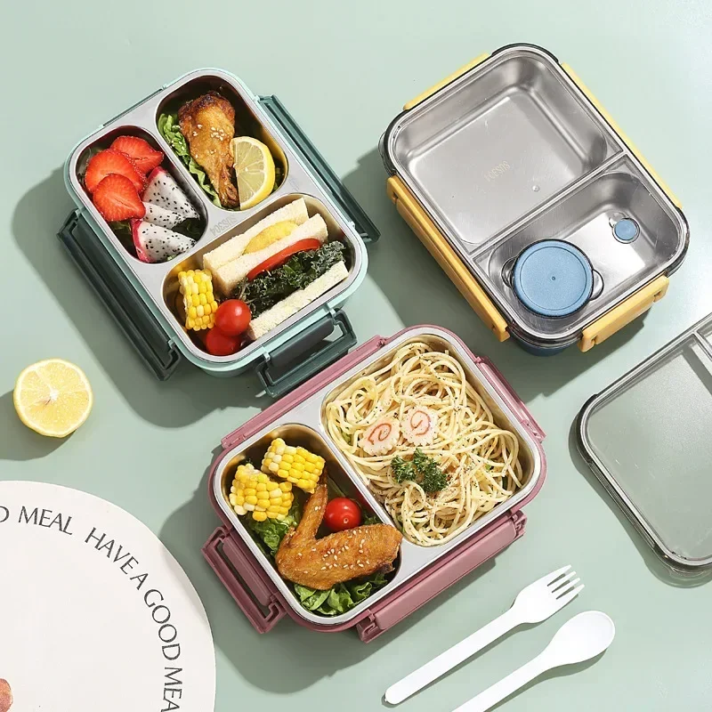 Food Storage Thermos - 850ml Portable Lunch Boxes for Children