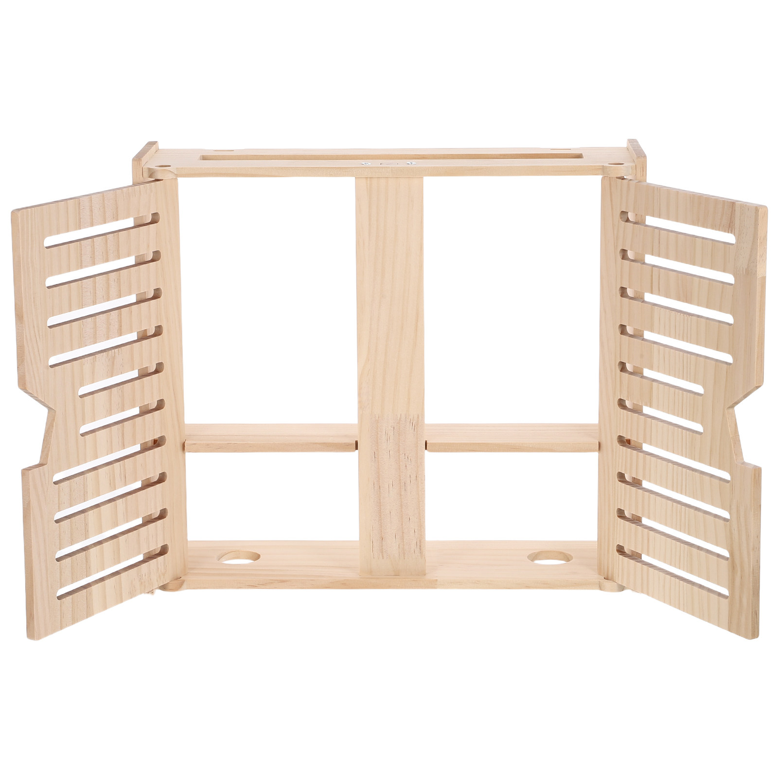 Food Storage Cabinet - Natural Wood Router Storage Cabinet Wall