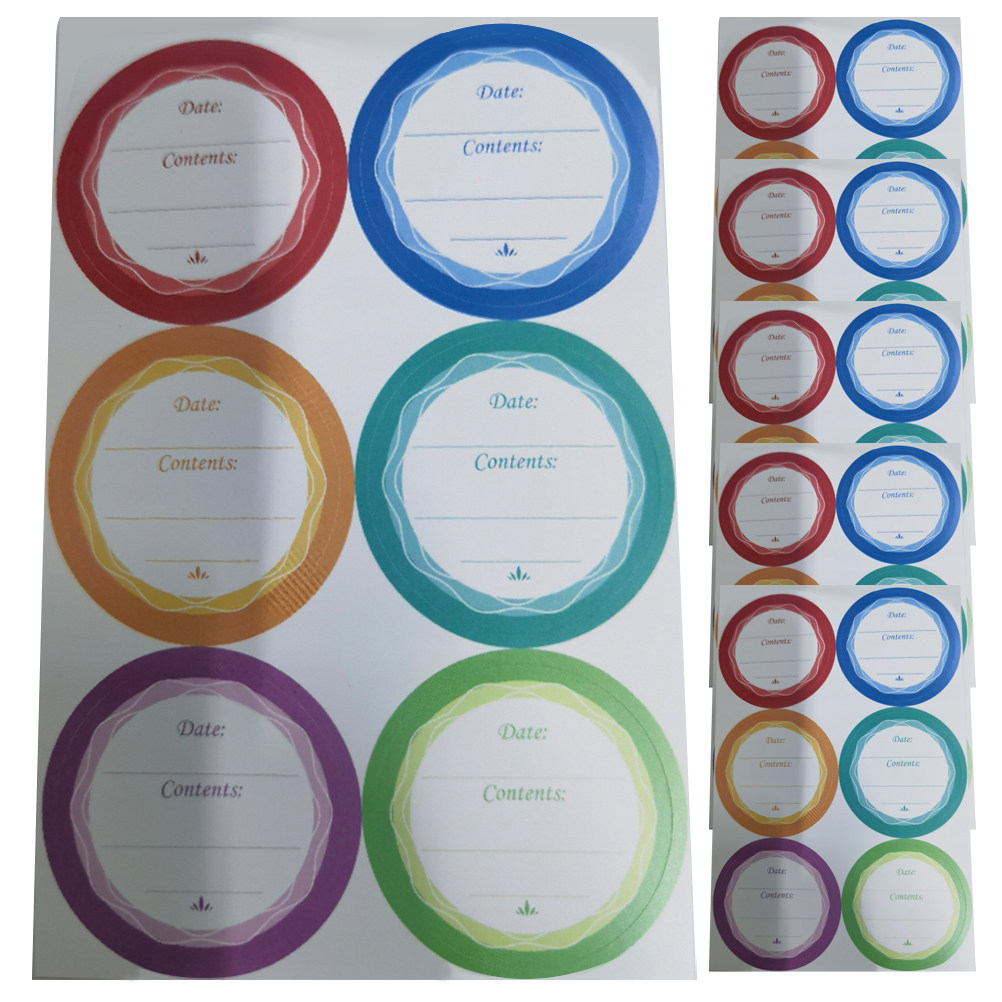 Food Storage Notes - 60Pcs Waterproof Date Labels Removable Blank