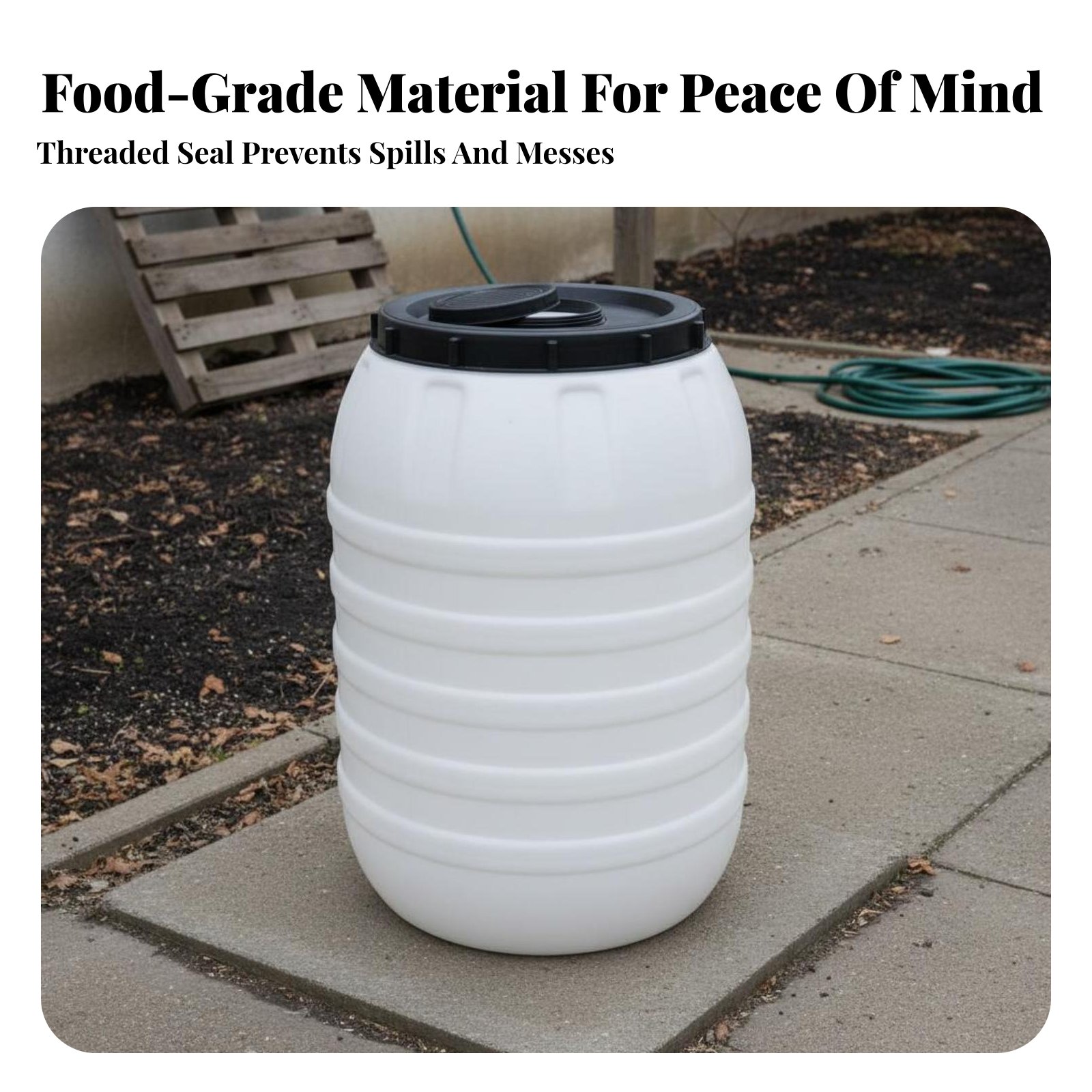 Food Grade Plastic Barrel Airt - огляд і ціна Food Storage Lid