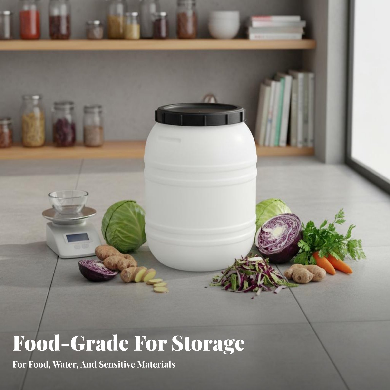 Food Grade Plastic Barrel Airt - огляд і ціна Food Storage Lid