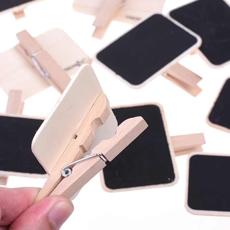 10/20Pcs Mini Chalkboard Clip  - огляд і ціна Food Storage Notes