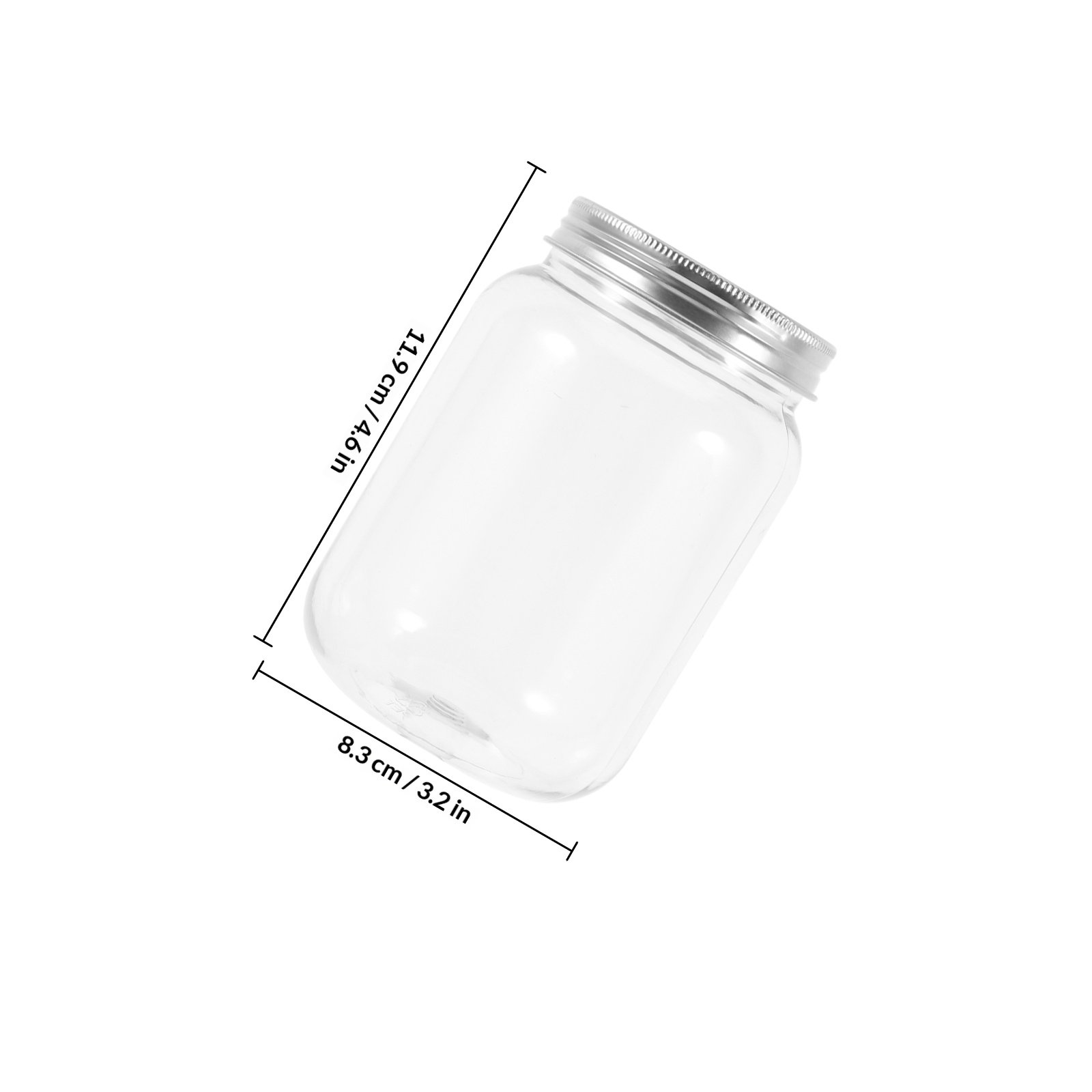 4Pcs Clear Plastic Jars with A - огляд і ціна Food Storage Lid