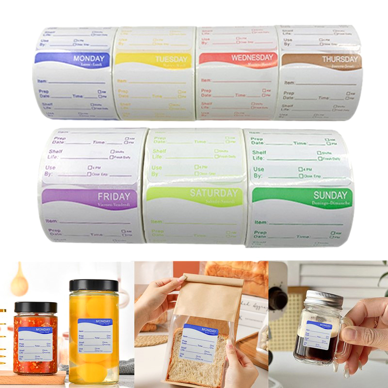 250Pcs Food Date Classificatio - огляд і ціна Food Storage Expiration Dates