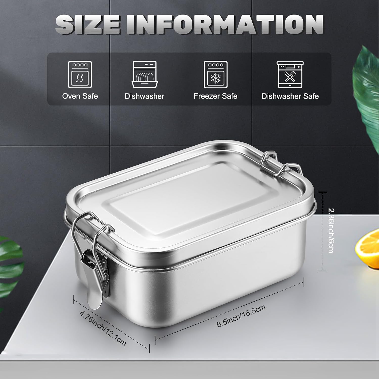 Stainless Steel Food Storage C - огляд і ціна Food Storage With Dividers