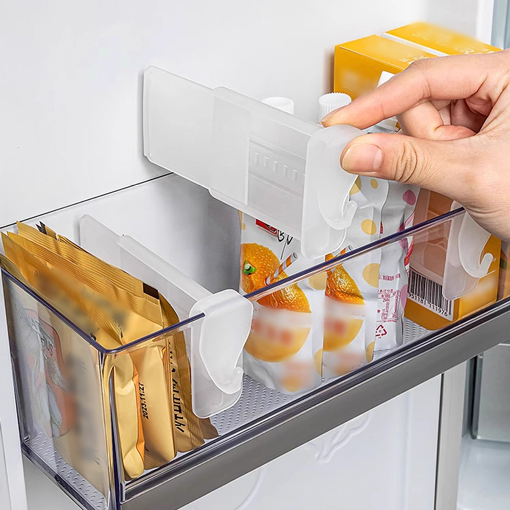 4/8-Pack Transparent Refrigera - огляд і ціна Food Storage With Dividers