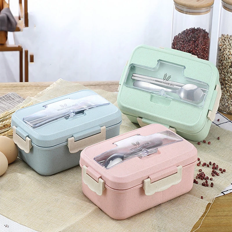 Microwave Lunch Box Wheat Stra - огляд і ціна Food Storage Plastic Bag