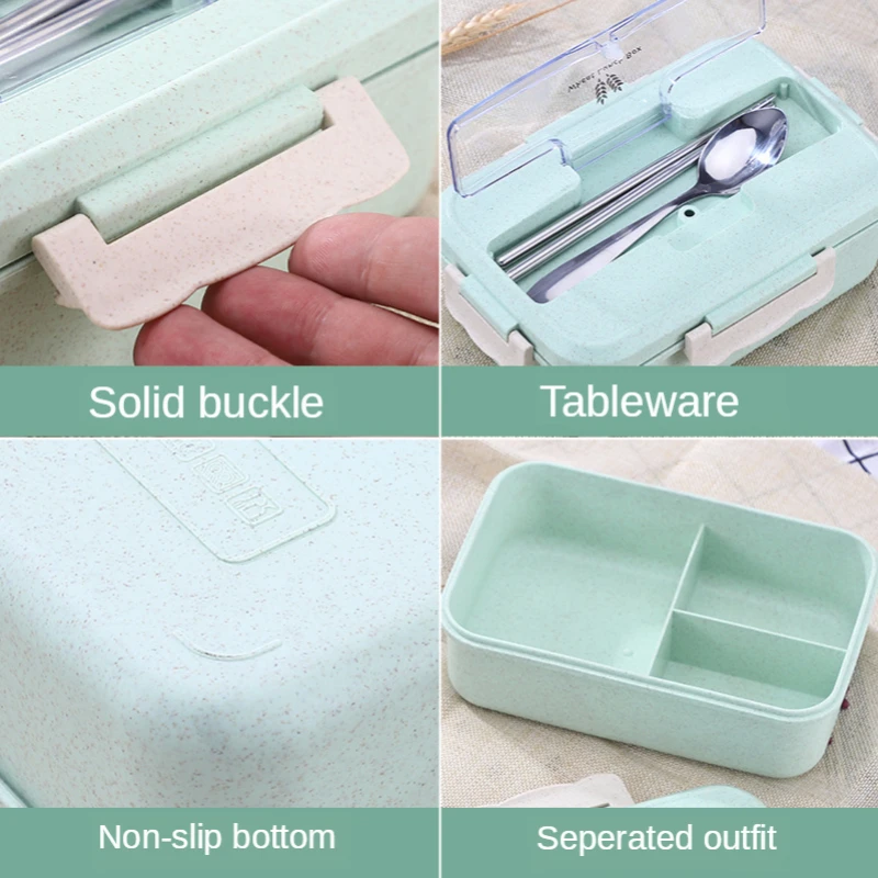 Microwave Lunch Box Wheat Stra - огляд і ціна Food Storage Plastic Bag