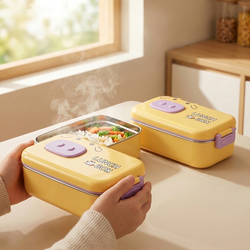 304 Stainless Steel Bento Box  - огляд і ціна Food Storage With Dividers