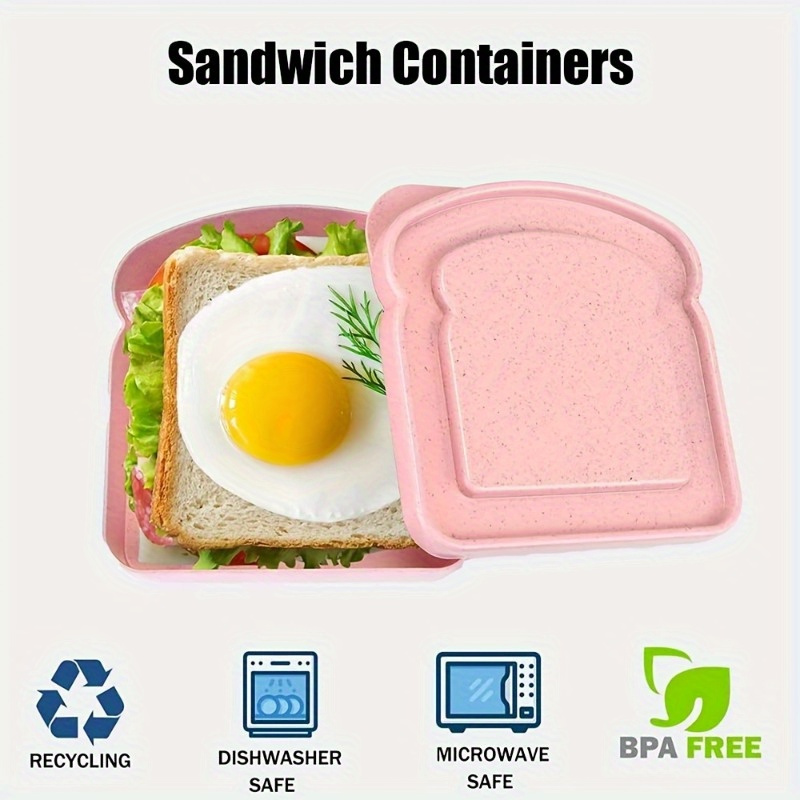 1pc Bento Boxes, Sandwich Cont - огляд і ціна Food Storage Lunch Box