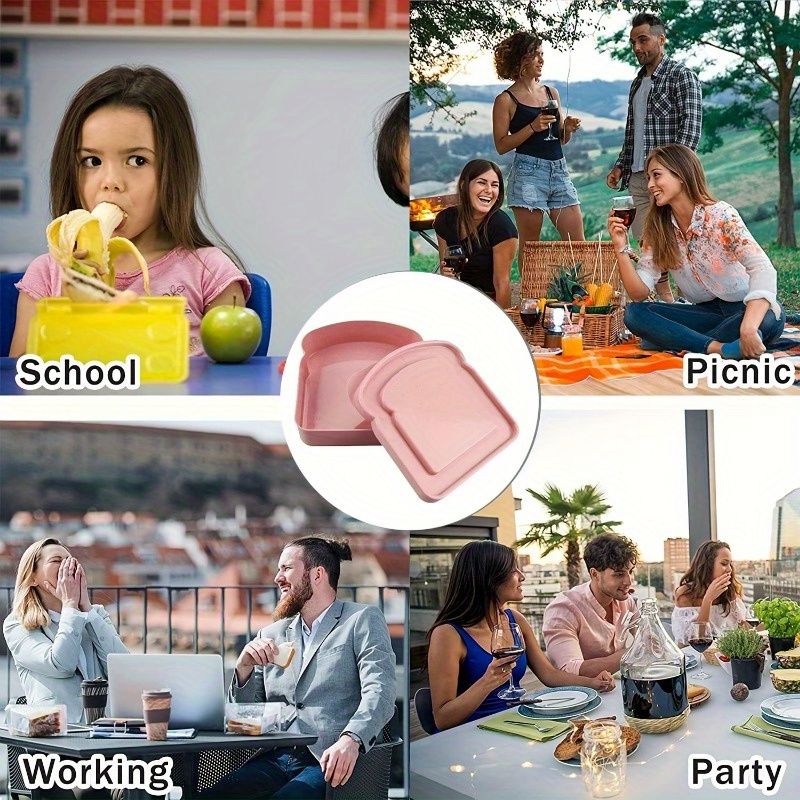1pc Bento Boxes, Sandwich Cont - огляд і ціна Food Storage Lunch Box