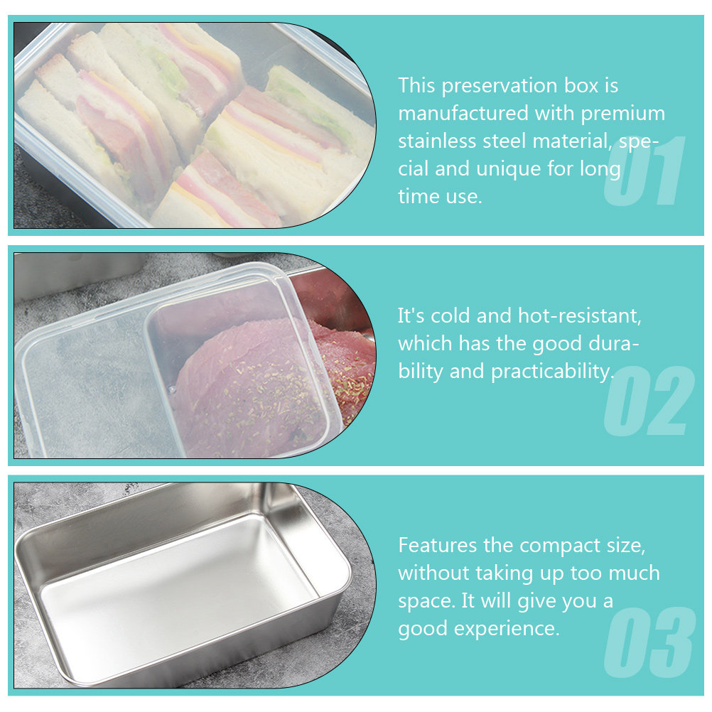 Stainless Preservation Box Por - огляд і ціна Food Storage Lunch Box