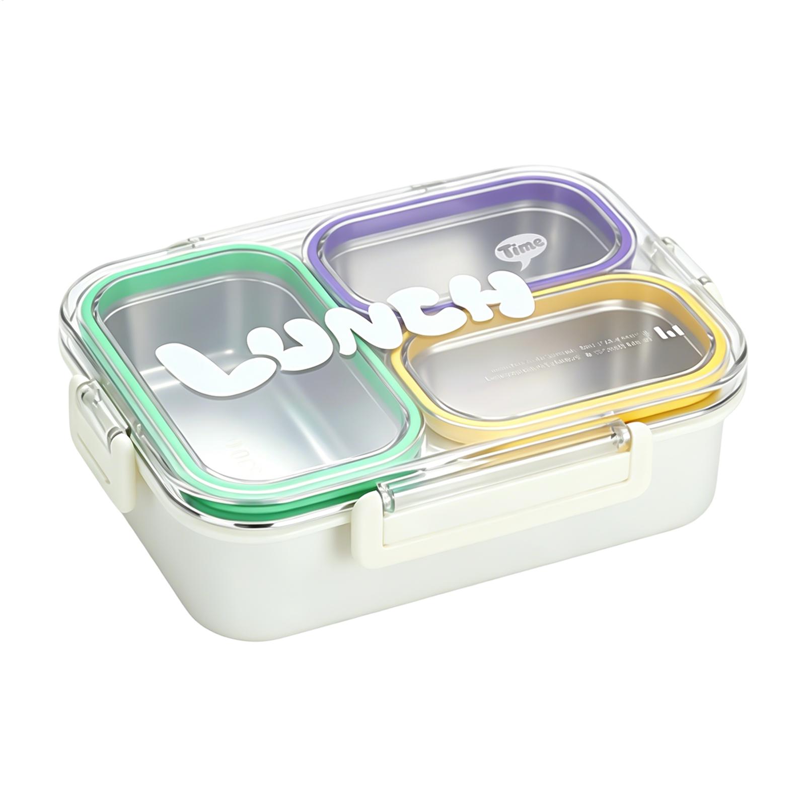 Stainless Steel Lunch Box Divi - огляд і ціна Food Storage With Dividers