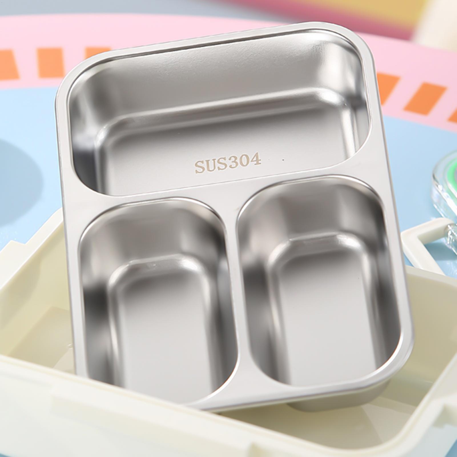 Stainless Steel Lunch Box Divi - огляд і ціна Food Storage With Dividers