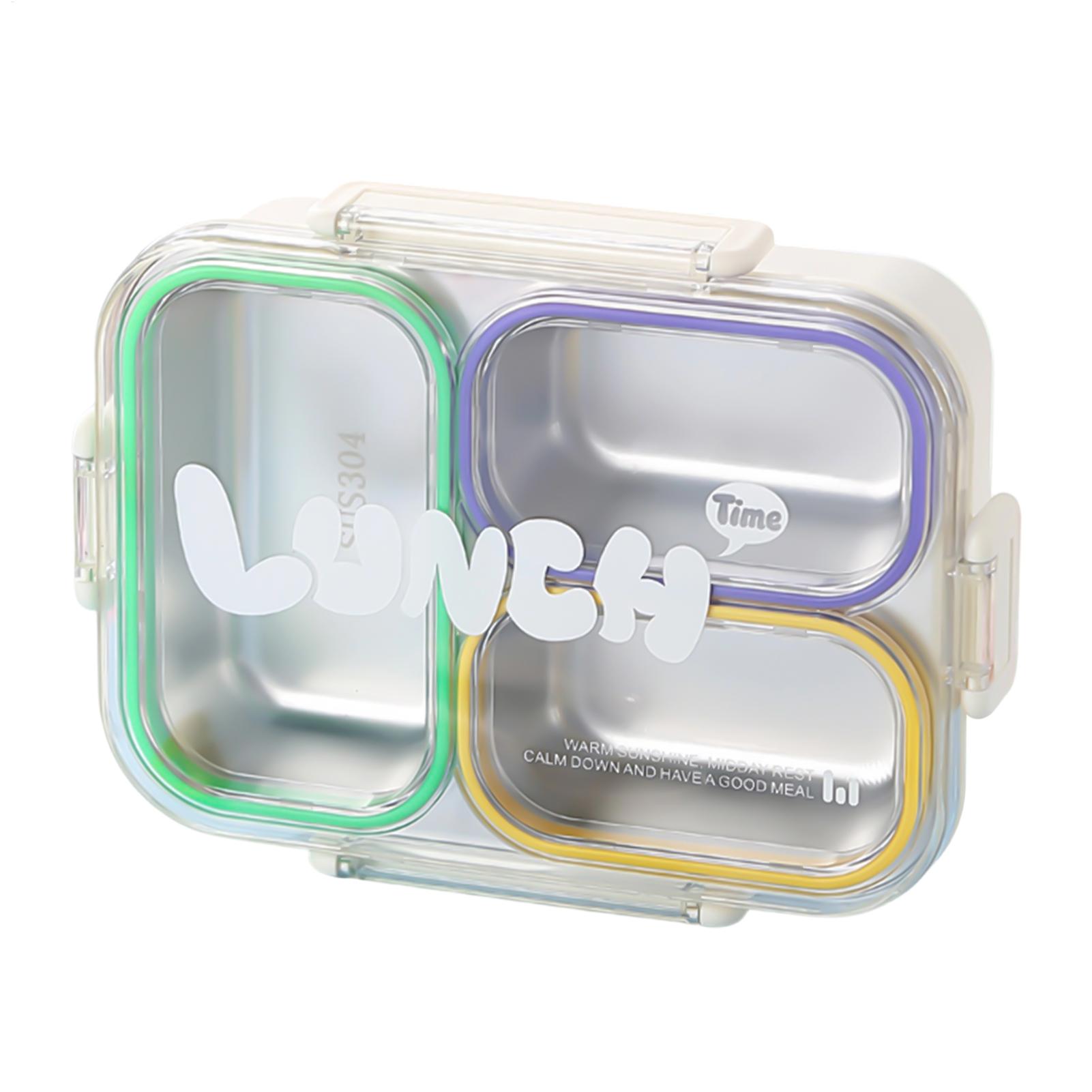 Stainless Steel Lunch Box Divi - огляд і ціна Food Storage With Dividers