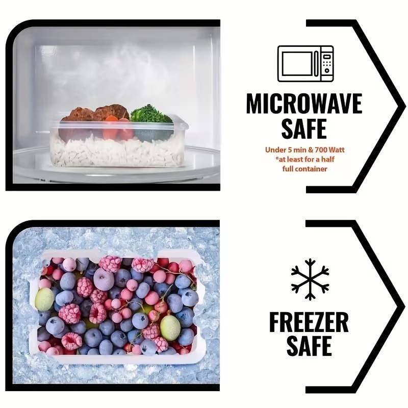 4-Piece Clear Food Storage Con - огляд і ціна Food Storage Order