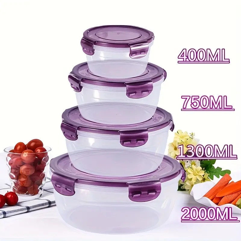 4 Plastic Food Storage Contain - огляд і ціна Food Storage Lunch Box