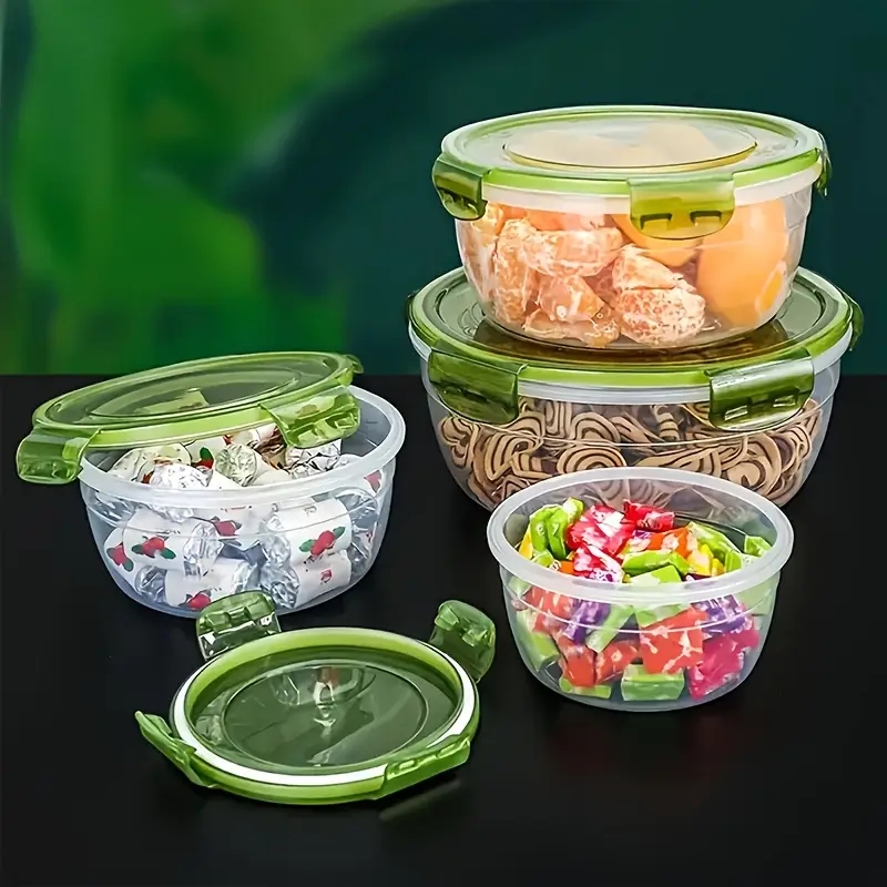 4 Plastic Food Storage Contain - огляд і ціна Food Storage Lunch Box