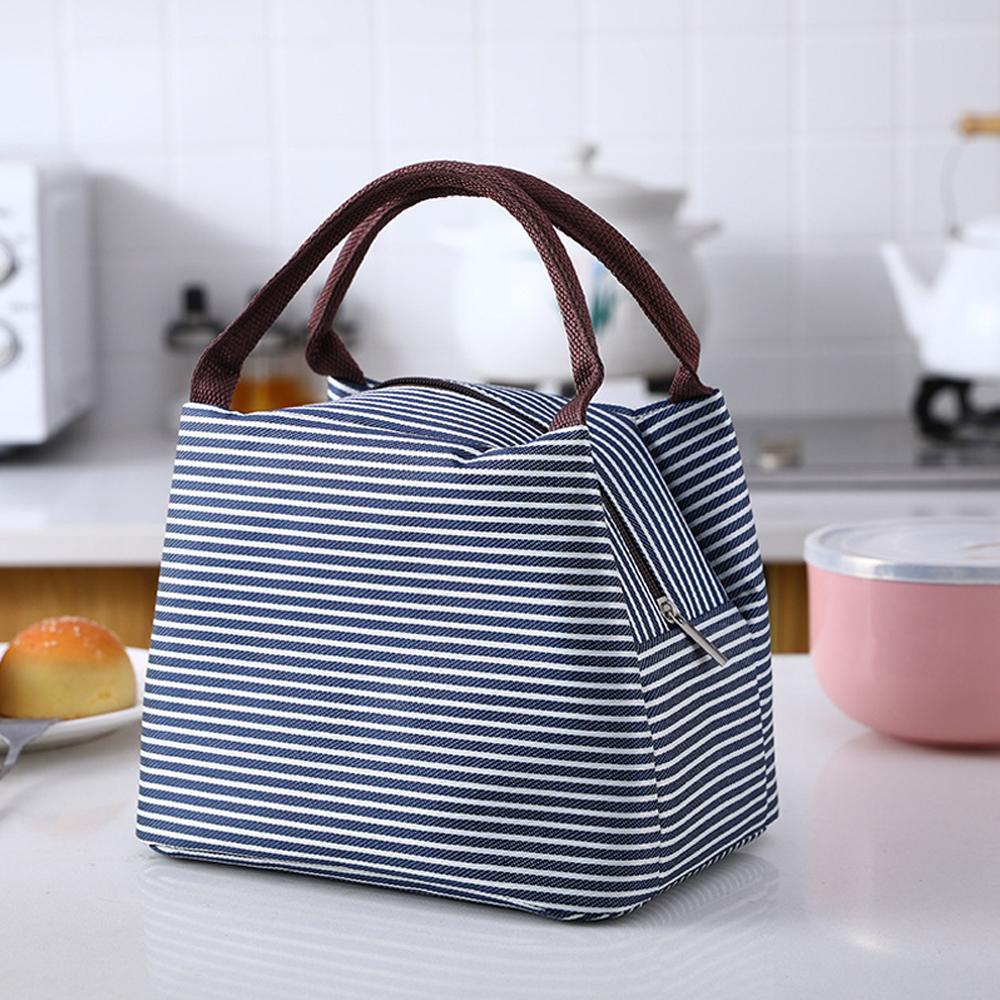 Stripes Lunch Bag For Women Is - огляд і ціна Food Storage Thermos