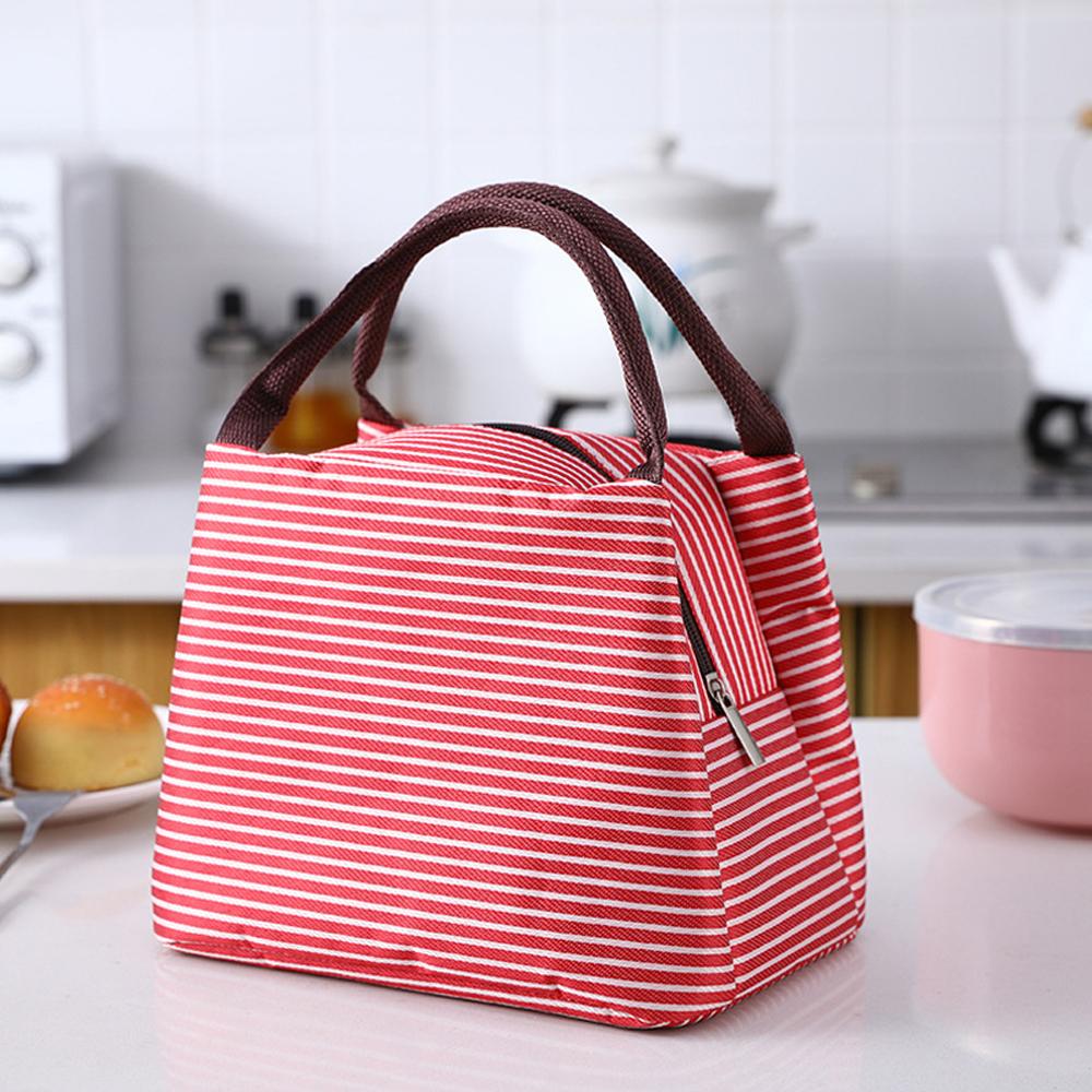 Stripes Lunch Bag For Women Is - огляд і ціна Food Storage Thermos