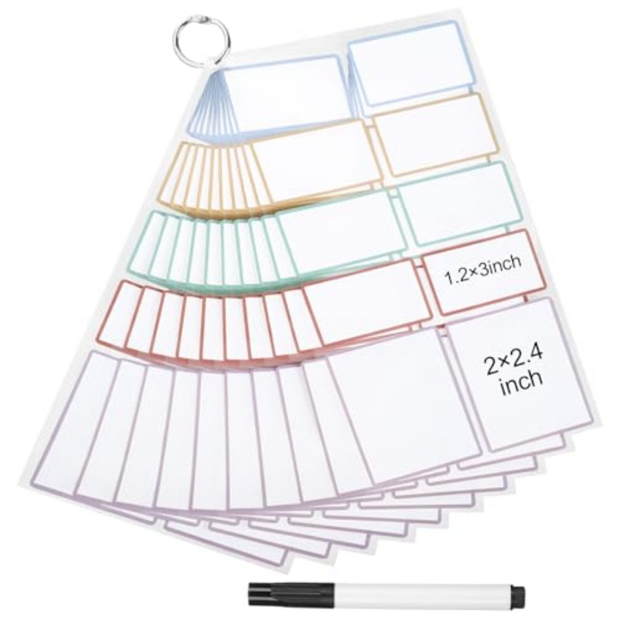Dry Erase Sticker Labels Reusa - огляд і ціна Food Storage Notes