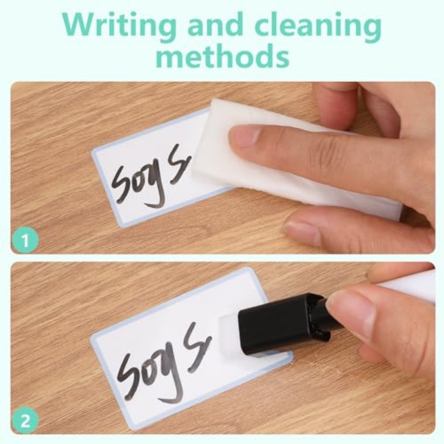 Dry Erase Sticker Labels Reusa - огляд і ціна Food Storage Notes