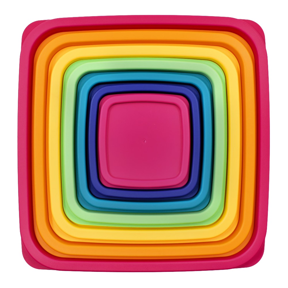 Plastic Rainbow Food Storage S - огляд і ціна Best Food Storage
