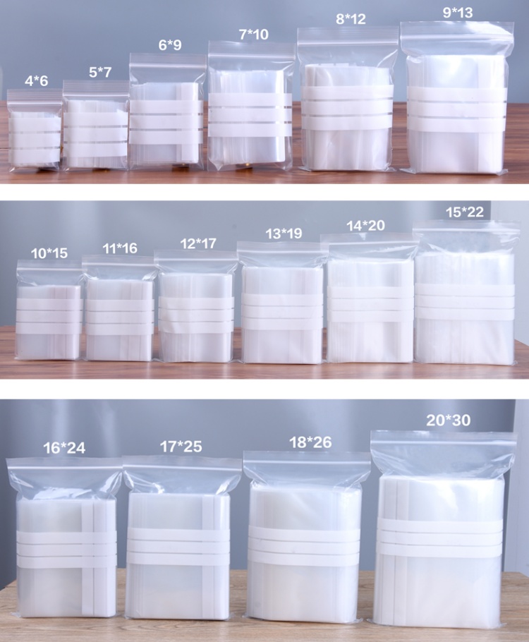 200PCS PE Clear Plastic Writin - огляд і ціна Food Storage Plastic Bag