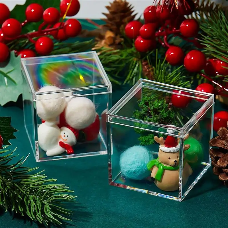 12 PCS Transparent Acrylic Box - огляд і ціна Food Storage With Dividers