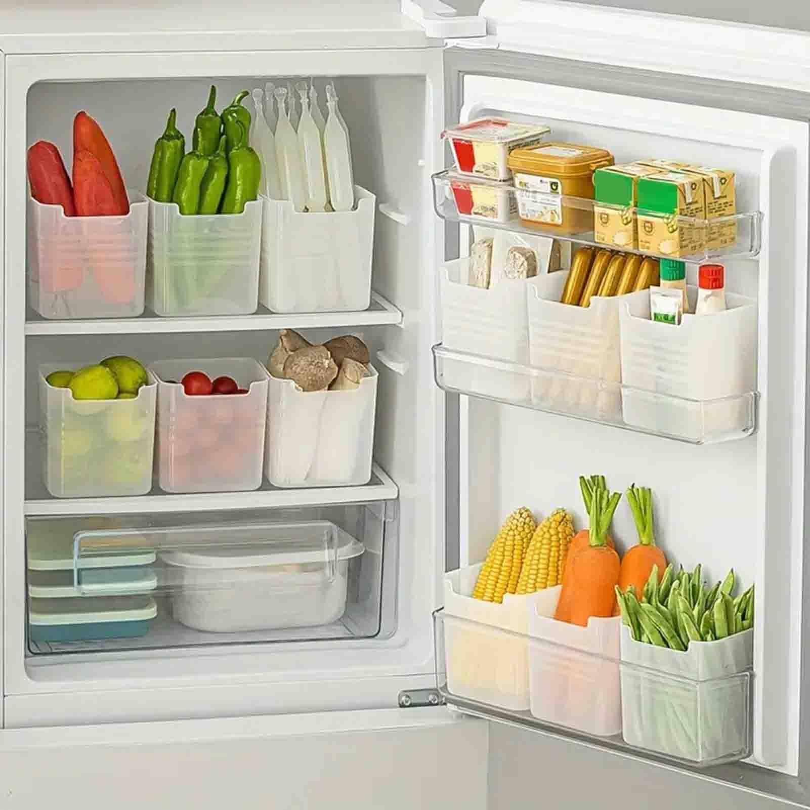3pcs Kitchen Storage Basket 10 - огляд і ціна Food Storage With Dividers