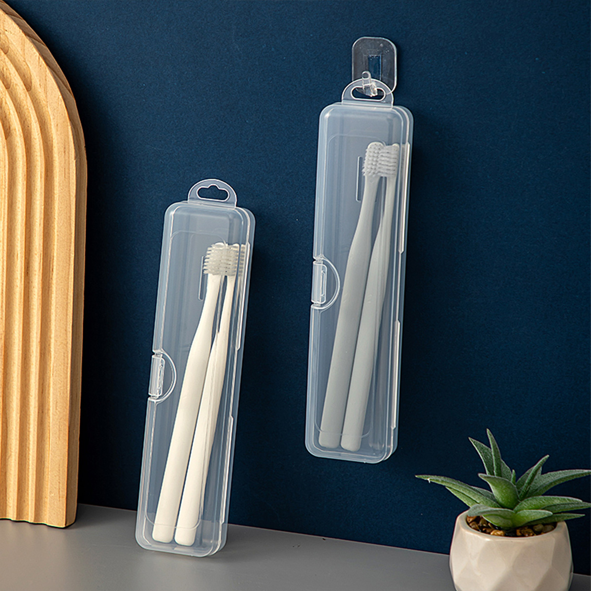 WORTHBUY Toothbrush Box Transp - огляд і ціна Food Storage With Dividers