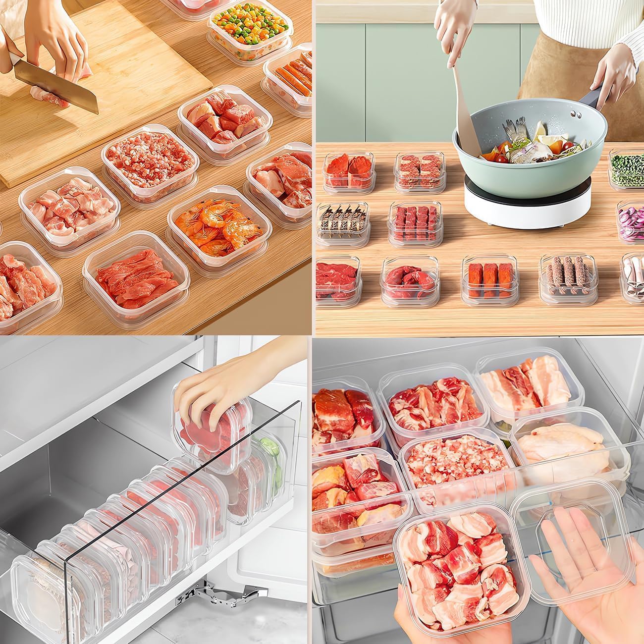 Food Grade Freezer Storage Box - огляд і ціна Food Storage With Dividers