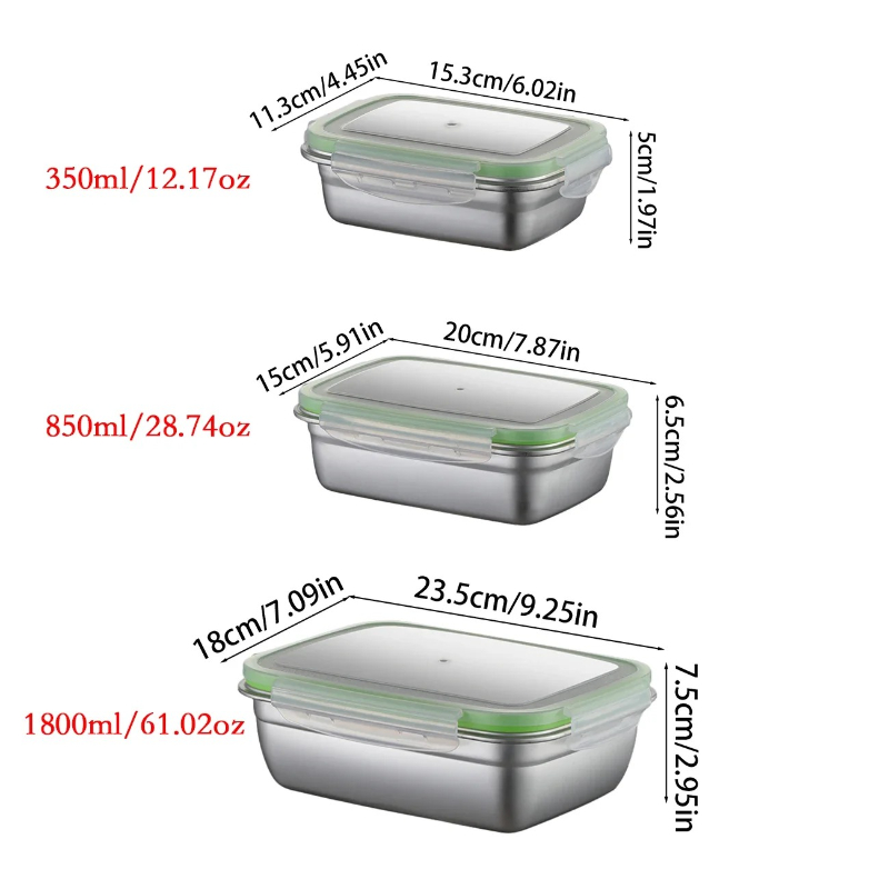 304 Stainless Steel Lunch Box  - огляд і ціна Food Storage Cabinet