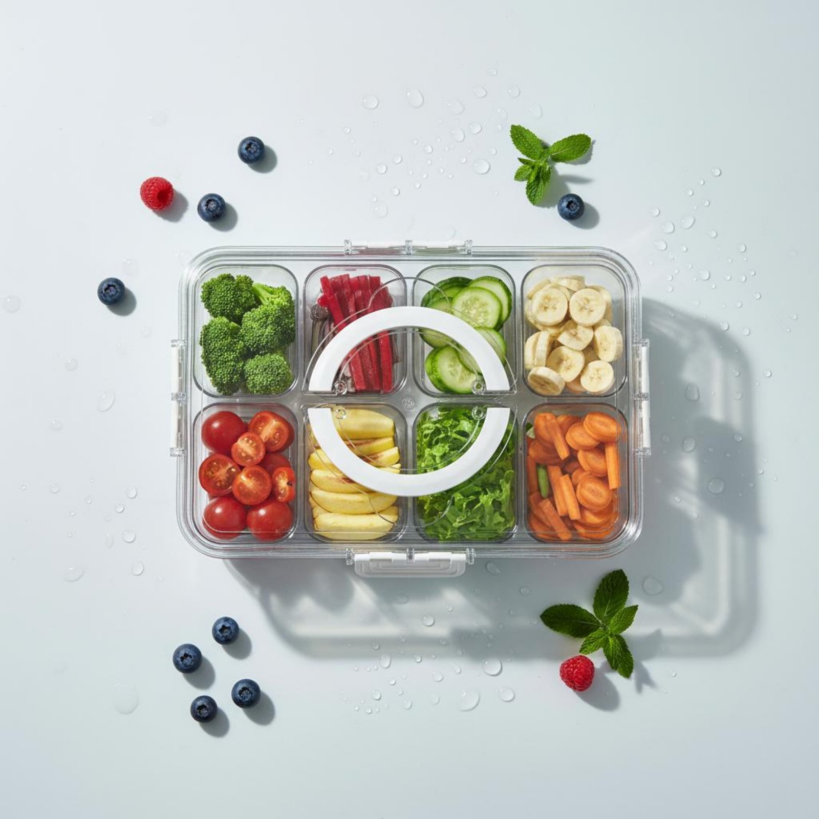 Refrigerator Storage Bin Drain - огляд і ціна Food Storage With Dividers