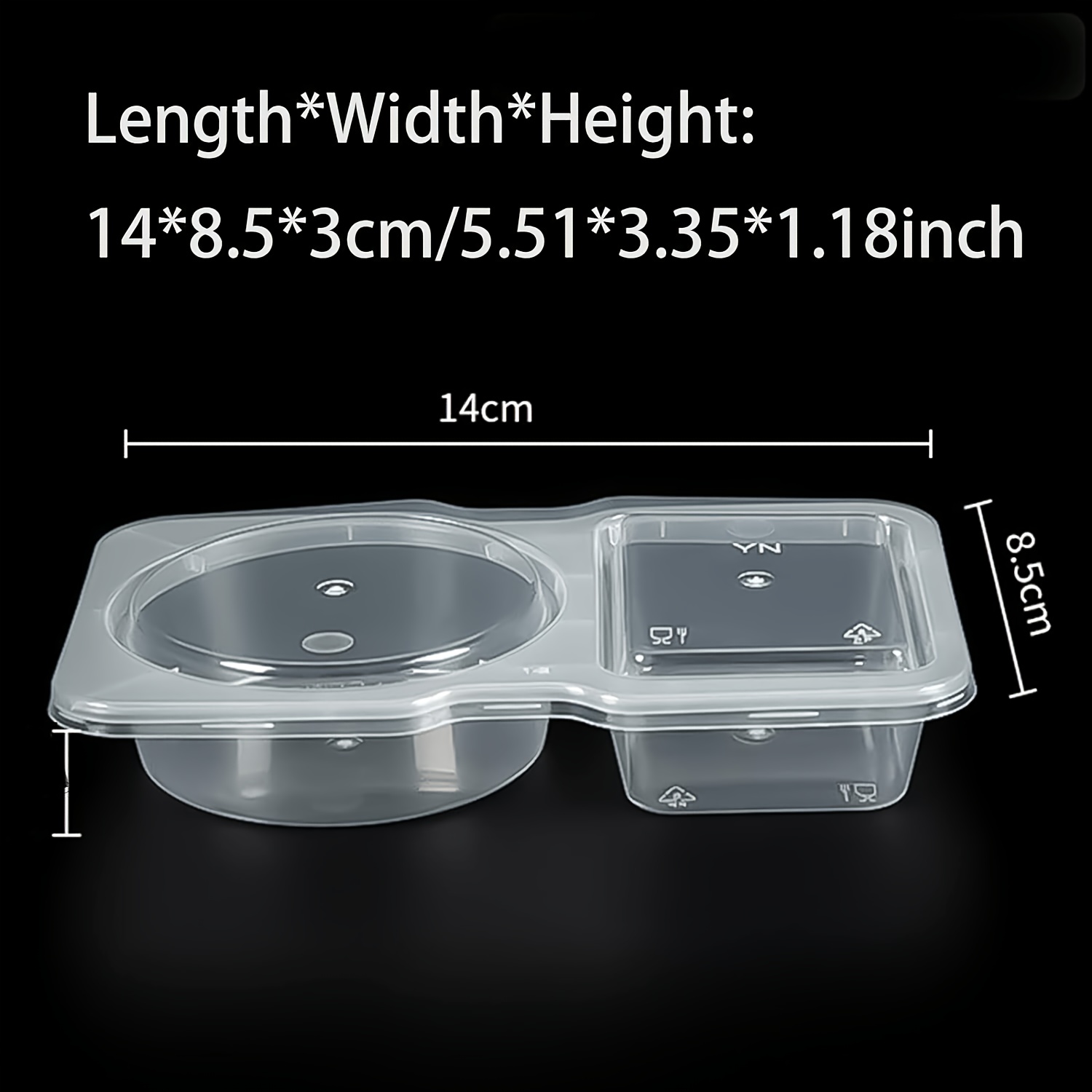 10Pcs Food Storage Containers  - огляд і ціна Food Storage Lunch Box