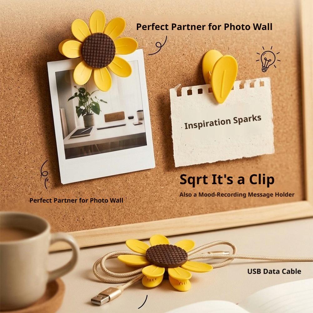 10Pcs Cute Sunflower Magnetic  - огляд і ціна Food Storage Notes