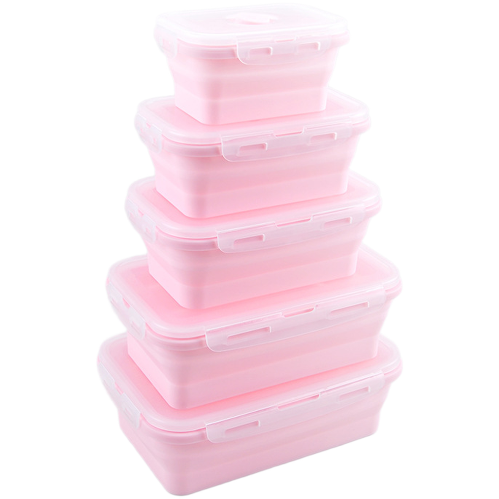 Foldable Silicone Lunch Box Se - огляд і ціна Food Storage Lunch Box