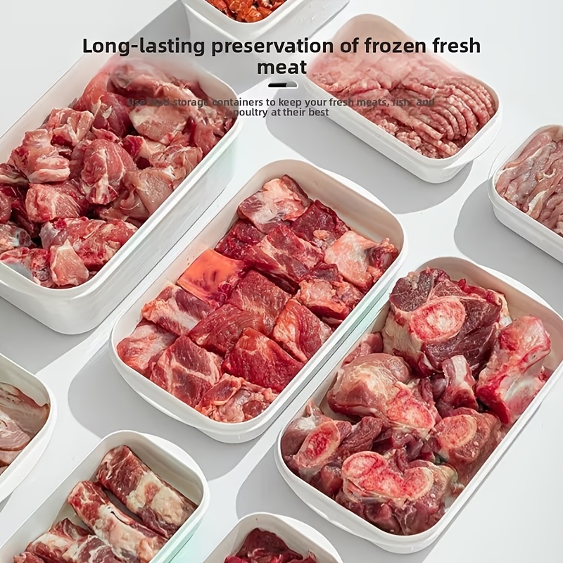 10Pcs Reusable Stackable Food  - огляд і ціна Food Storage Cabinet