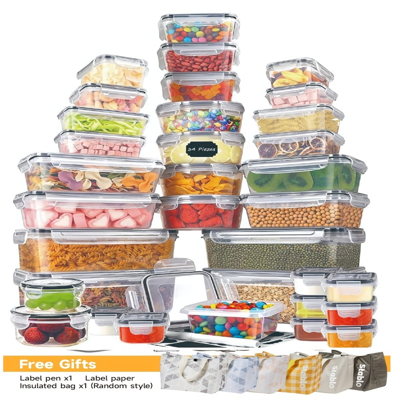 48PCS BPA-Free Food Storage Se - огляд і ціна Food Storage Order