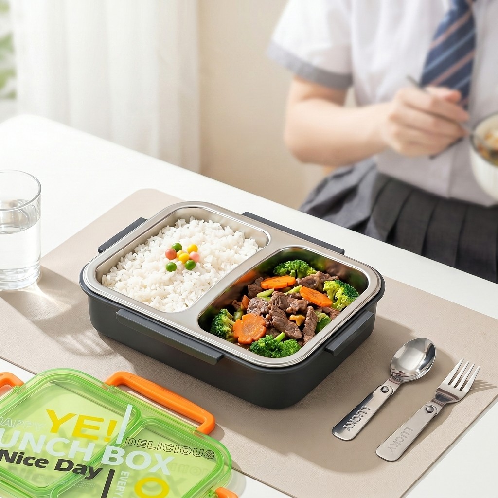 Microwavable 304 Stainless Ste - огляд і ціна Food Storage With Dividers